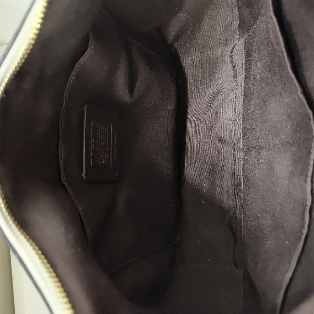 🥰EUC Coach #F29209 Signature Monogram Logo Leather Shoulder Satchel Bag, 🤎 - Picture 13 of 16